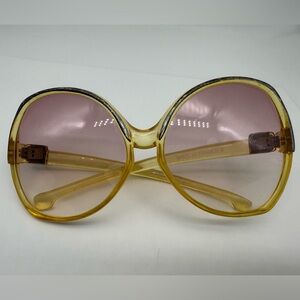 Vintage Oscar de la Renta Oversized Glasses Rare 1970s Inaugural Collection
